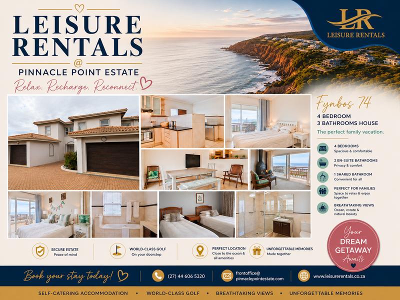 4 Bedroom Property for Sale in Pinnacle Point Golf Estate Western Cape